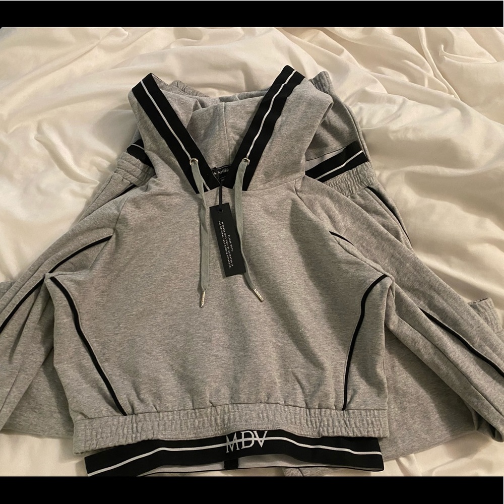 MDV Banded Tracksuit Hoodie and Joggers